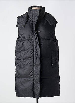 Doudoune poches a capuche noir TEDDY SMITH femme