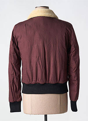 Doudoune manches longues sans capuche rouge BOMBERS femme