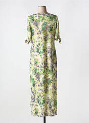 Robe longue vert NATHALIE CHAIZE pour femme seconde vue