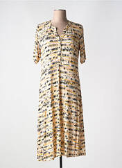 Robe mi-longue beige SIGNATURE pour femme seconde vue