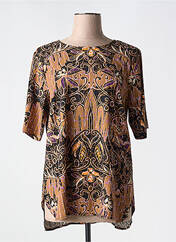 Tunique manches courtes marron CISO pour femme seconde vue