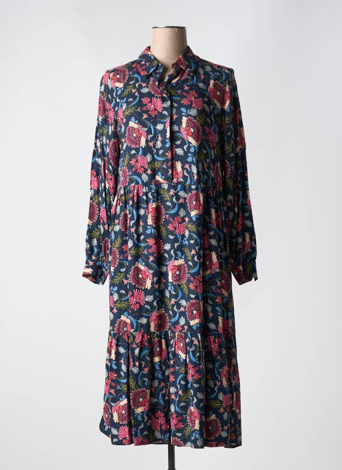 Robe mi-longue bleu JENSEN pour femme