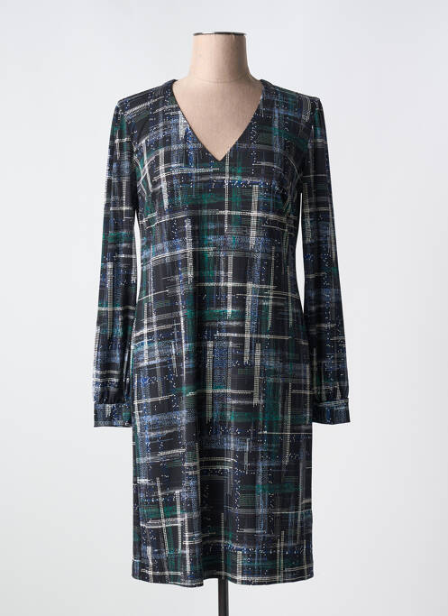 Robe mi-longue noir NATHALIE CHAIZE pour femme