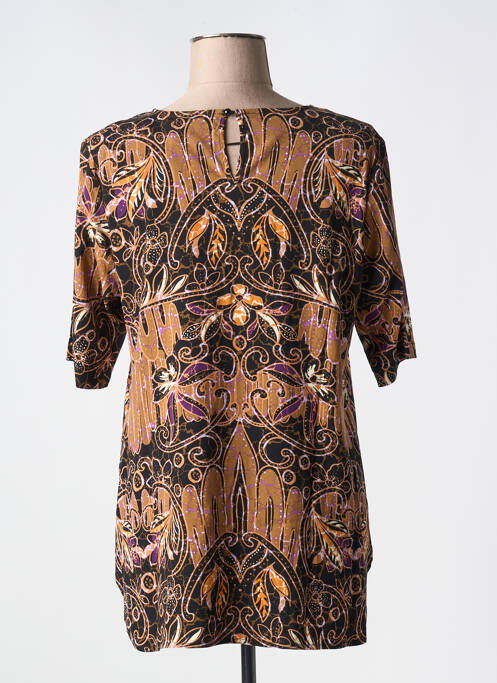 Tunique manches courtes marron CISO pour femme