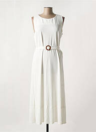 Robe longue sans manche sans manche blanc PAZ TORRAS femme