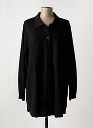Robe courte manches longues manches longues noir CISO femme