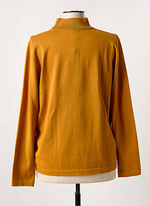Pull coupe droite manches longues jaune JENSEN femme
