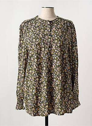 Chemisier imprimé fleurs manches longues vert JENSEN femme