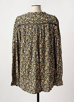 Chemisier imprimé fleurs manches longues vert JENSEN femme