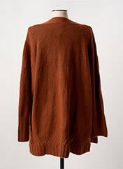 Gilet manches longues marron SIGNATURE pour femme seconde vue