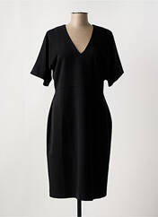 Robe mi-longue noir NATHALIE CHAIZE pour femme seconde vue