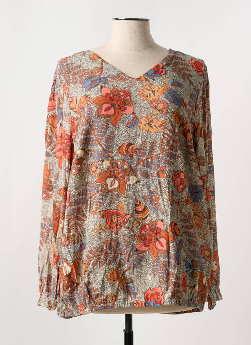 Blouse orange CISO pour femme