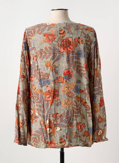 Blouse orange CISO pour femme