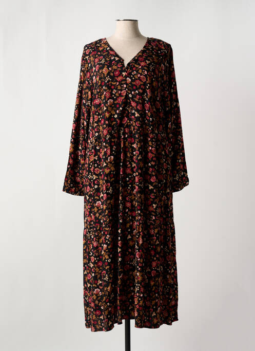 Robe mi-longue noir CISO pour femme