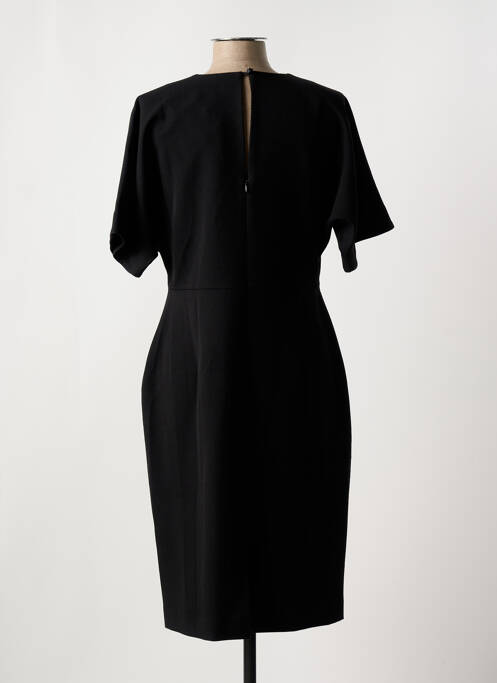 Robe mi-longue noir NATHALIE CHAIZE pour femme