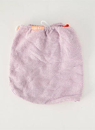 Serviette / gant violet AQUIS pour femme
