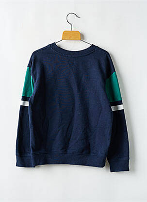Sweat-shirt stretch manches longues bleu LA REDOUTE garçon