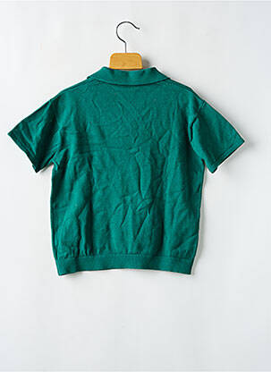 Pull stretch manches courtes vert H&M garçon
