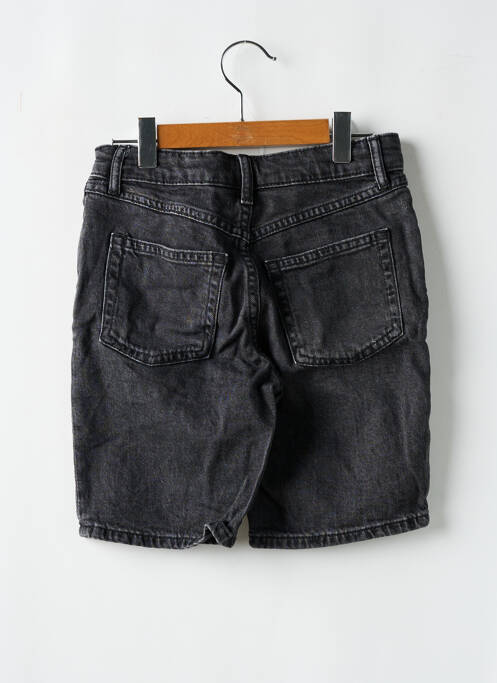 Bermuda tissage denim taille ajustable noir H&M garcon
