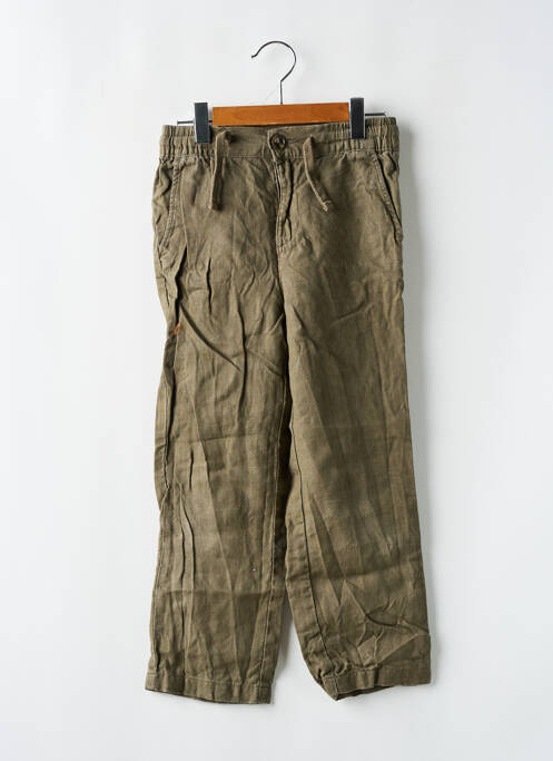 Pantalon droit vert MONOPRIX pour garçon