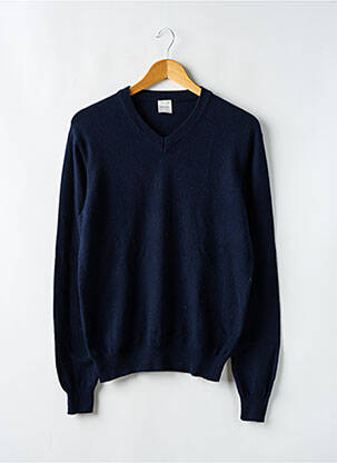 Pull col v manches longues bleu PAUL SMITH femme