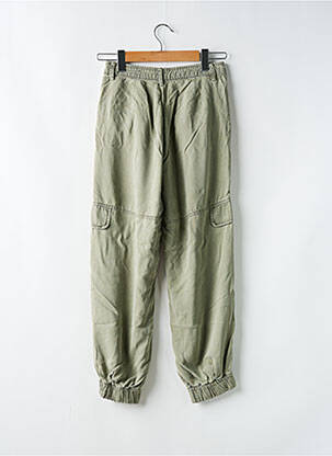 Pantalon cargo tissage popeline taille haute vert ALLSAINTS femme
