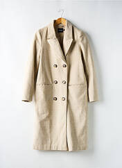 Manteau long beige BOOHOO pour femme seconde vue
