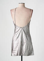 Robe courte argent MANGO pour femme seconde vue