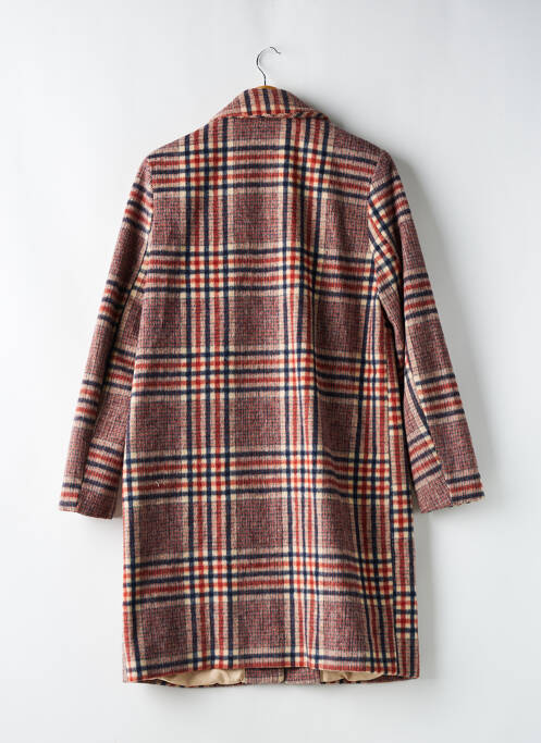 Manteau long coupe cintrée sans capuche orange C&A femme