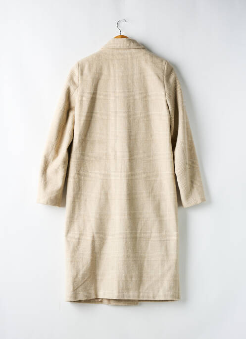 Manteau long beige BOOHOO pour femme