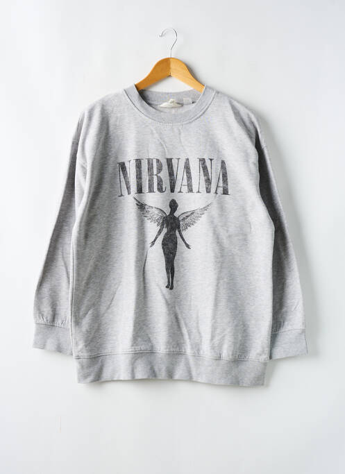 Sweat-shirt gris H&M pour femme