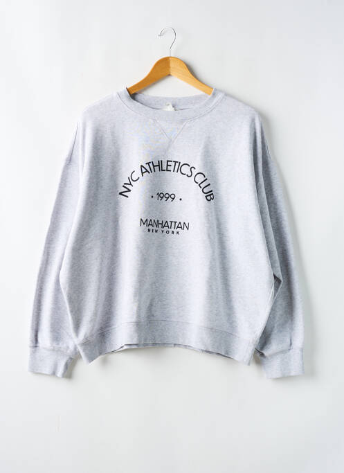Sweat-shirt gris H&M pour femme