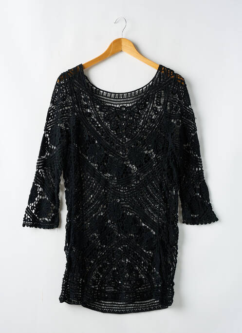 Tunique manches longues noir SANS MARQUE pour femme