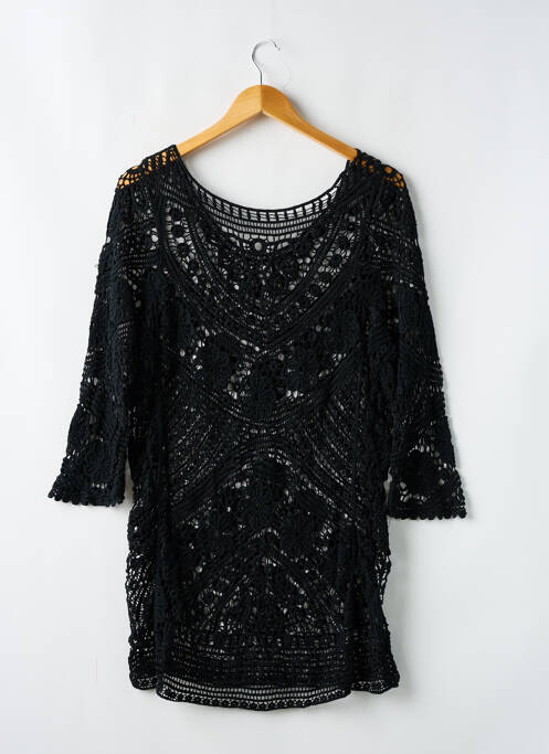 Tunique manches longues noir SANS MARQUE pour femme