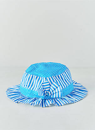 Chapeau tissage popeline bleu VL COLLECTION fille
