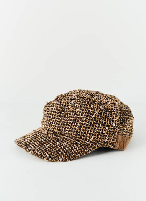 Casquette marron VL COLLECTION pour femme