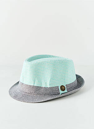 Chapeau tissage popeline gris VL COLLECTION unisexe
