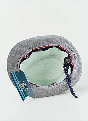 Chapeau tissage popeline gris VL COLLECTION unisexe