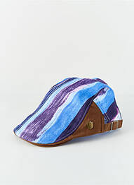 Casquette imprimé fantaisie marron VL COLLECTION unisexe