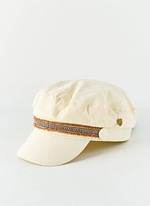 Casquette casquette norvégienne beige VL COLLECTION femme