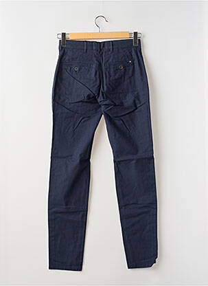 Pantalon chino stretch taille normale bleu LA CIBLE ROUGE homme