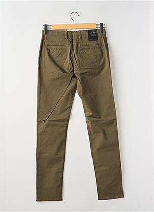 Pantalon slim stretch taille normale vert LA CIBLE ROUGE homme
