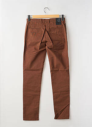 Pantalon chino stretch taille normale marron LA CIBLE ROUGE homme