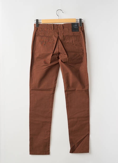 Pantalon chino marron LA CIBLE ROUGE pour homme