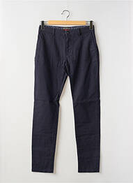 Pantalon chino stretch taille normale bleu LA CIBLE ROUGE homme