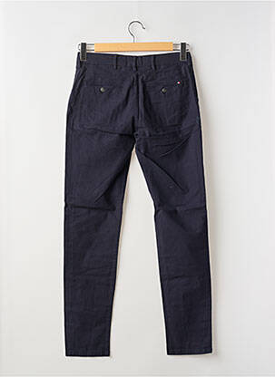 Pantalon chino stretch taille normale bleu LA CIBLE ROUGE homme