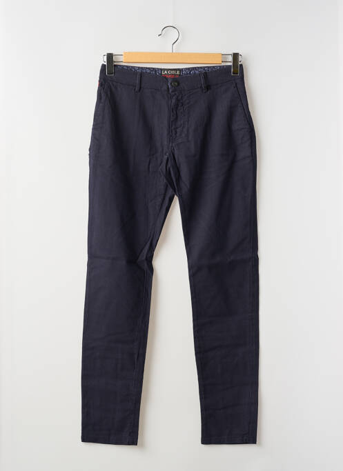 Pantalon chino bleu LA CIBLE ROUGE pour homme
