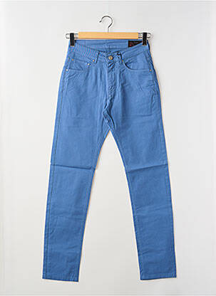 Pantalon slim stretch taille normale bleu LA CIBLE ROUGE homme