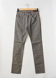 Pantalon droit stretch taille normale gris LA CIBLE ROUGE homme