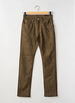 Pantalon slim stretch taille normale vert LA CIBLE ROUGE homme